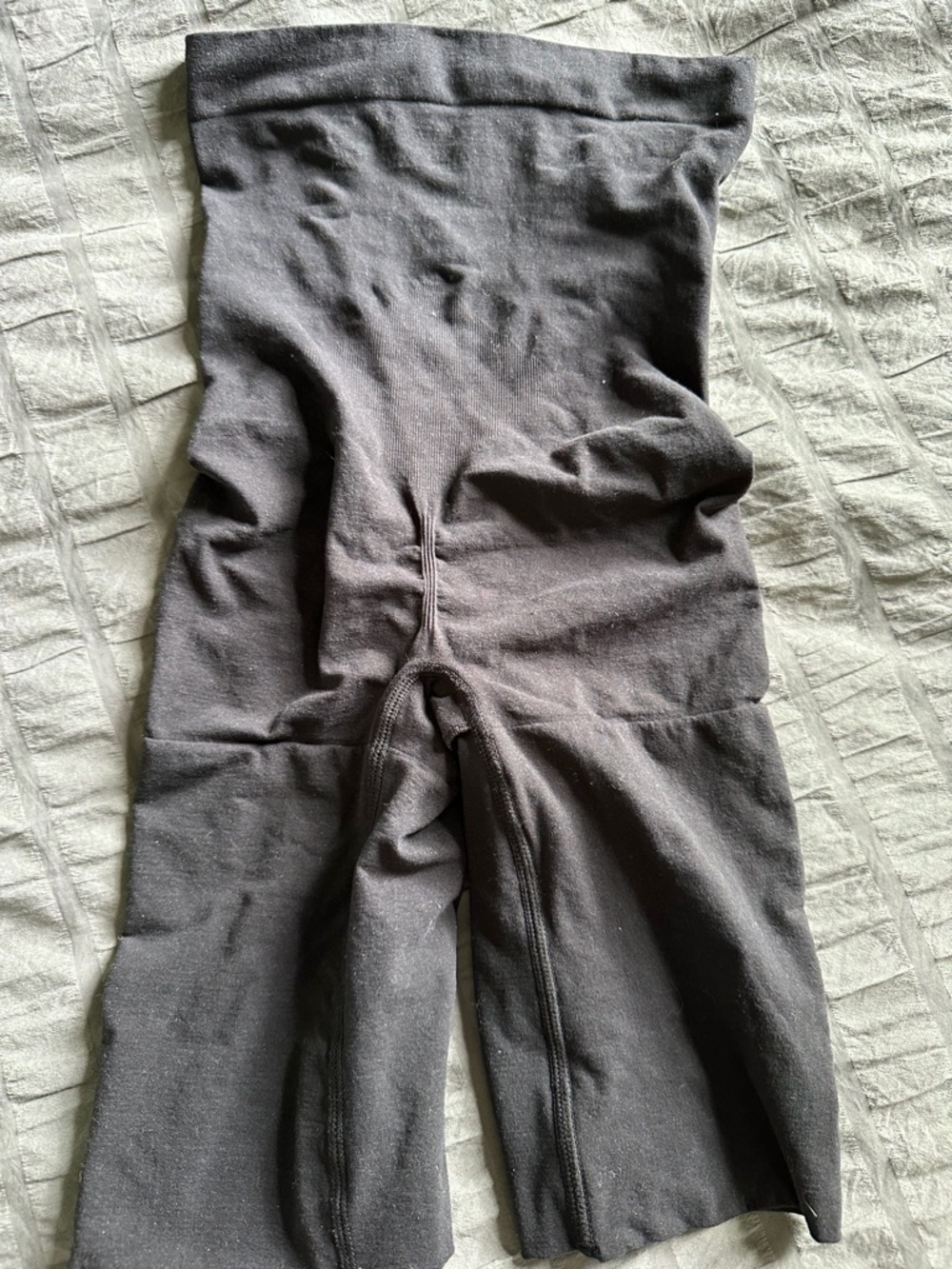 Spanx High-Waist Black Shaping Shorts - Medium